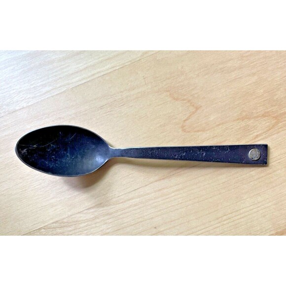 Restoration Hardware Hammered Steel Rivet SPOON, Jefferson Mack Rare - Picture 7 of 9